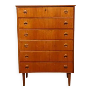 Commode vintage 6 tiroirs