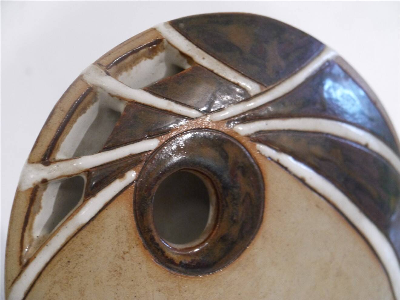 Vase forme libre en ceramique