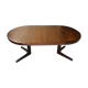 Table à rallonges Baumann en orme années 60