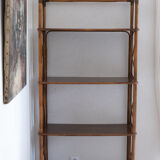 Rattan shelf