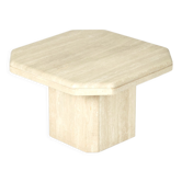 Table d’appoint en travertin