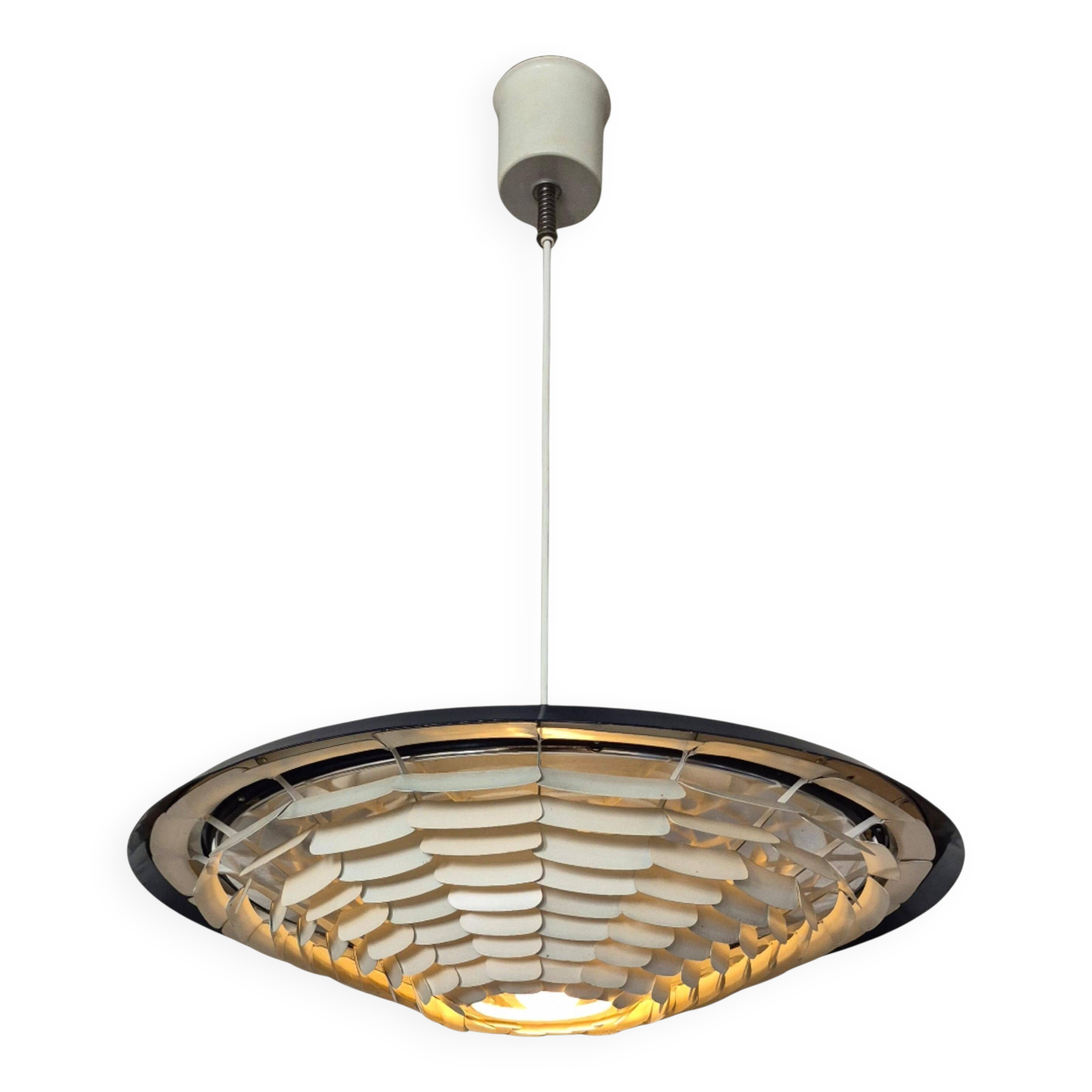 Space age Danish pendant lamp, Denmark 1960s