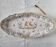 Large oval earthenware dish from Martres Tolosane, “Moustiers” model
