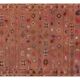 Vintage Turkish Oushak Rug Handwoven 95x140 cm