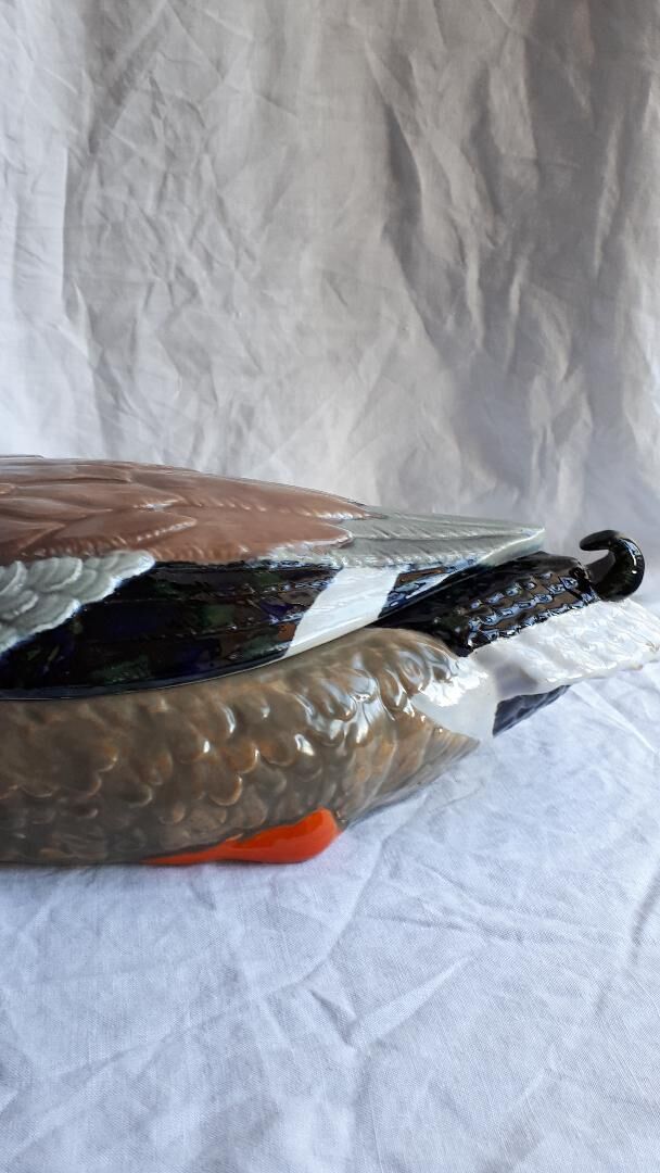 Duck ceramics dish