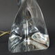 Large lamp foot 70s, crystal of St Louis