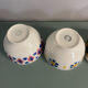 Lot de Bol ancien multicolore