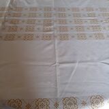 Nappe en coton brodée 130*280