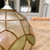 Mother-of-pearl pendant - Rose button