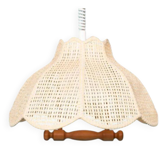 Swedish suspended lamp in bohemian strap.