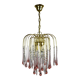 Suspension tassels drops of pink water