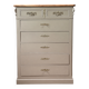 Chest of drawers in solid elm