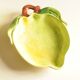 Lemon Barbotine Plate – Yellow Green Bowl – Mediterranean Dish