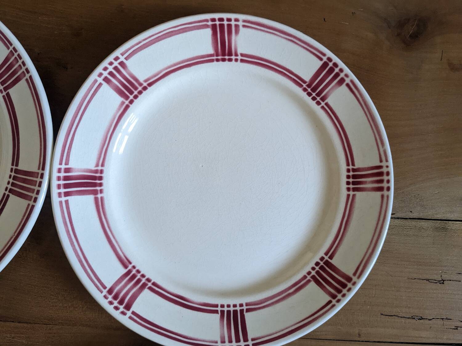 Badonviller dinner plates