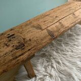 Wood bench