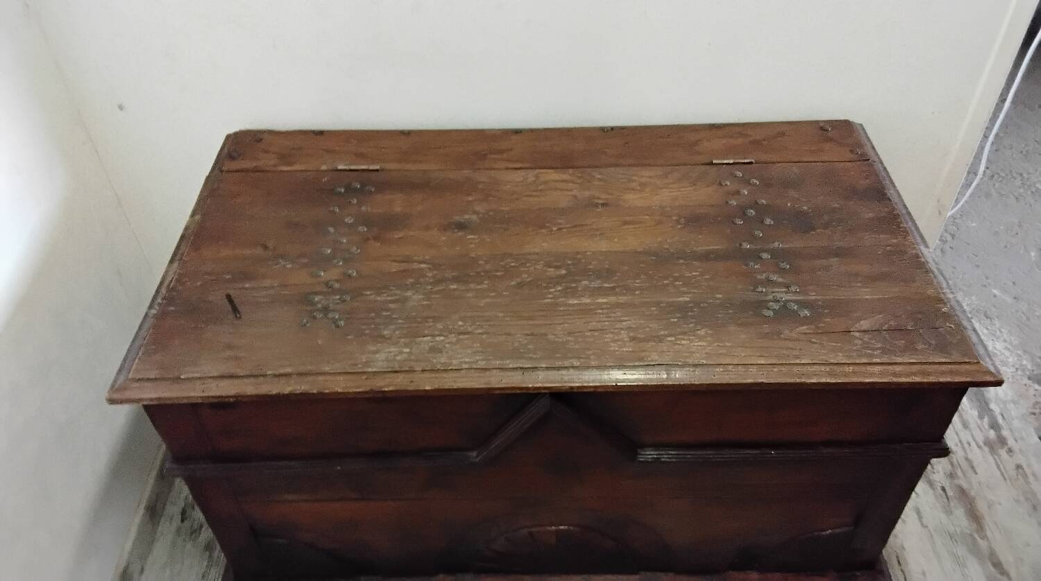Antique wooden chest