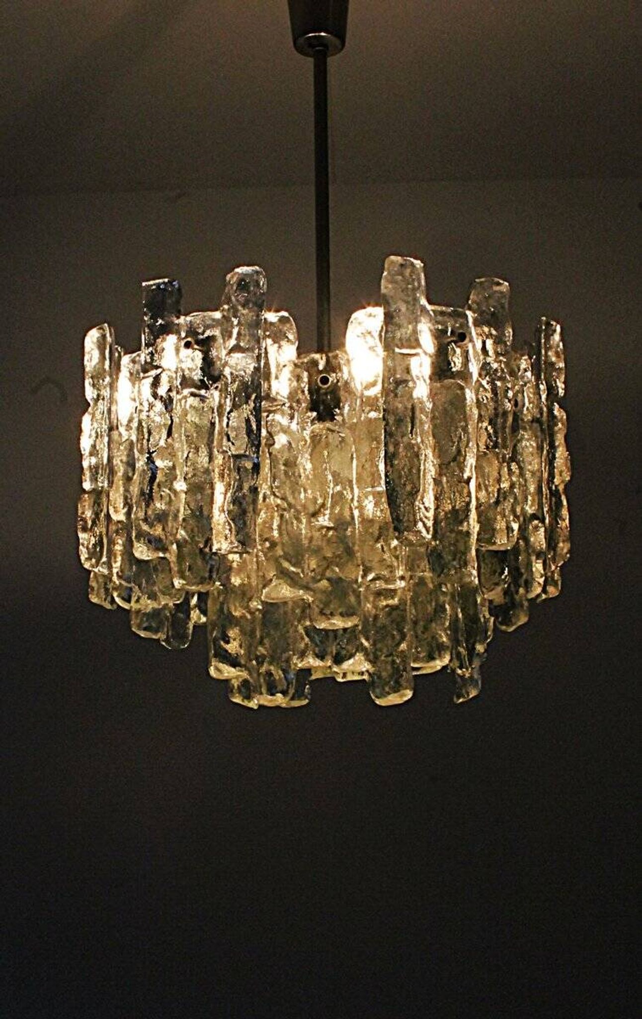 Soria chandelier by J. T. Kalmar for Kalmar Franken KG, 1970s