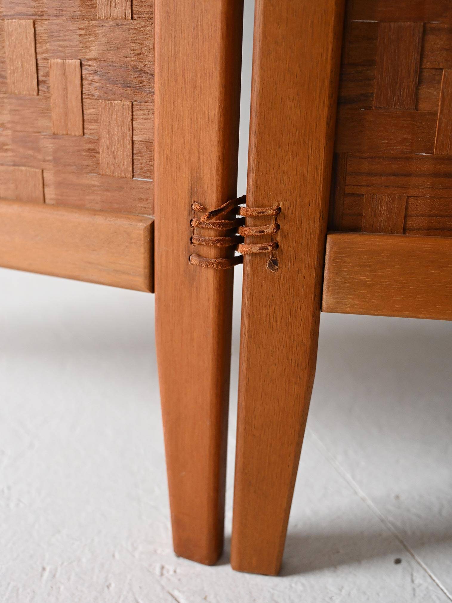Scandinavian Spåna teak screen 1950s/60s