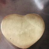 Solid brass heart box