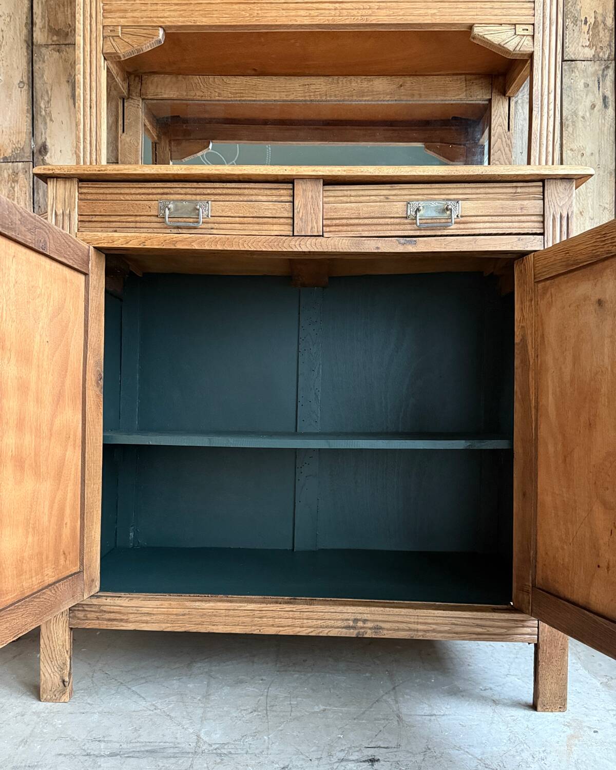 Art Deco oak sideboard (restored)