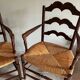 Pair of brutalist armchairs