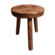 Stool solid oak tripod brutalist shepherd