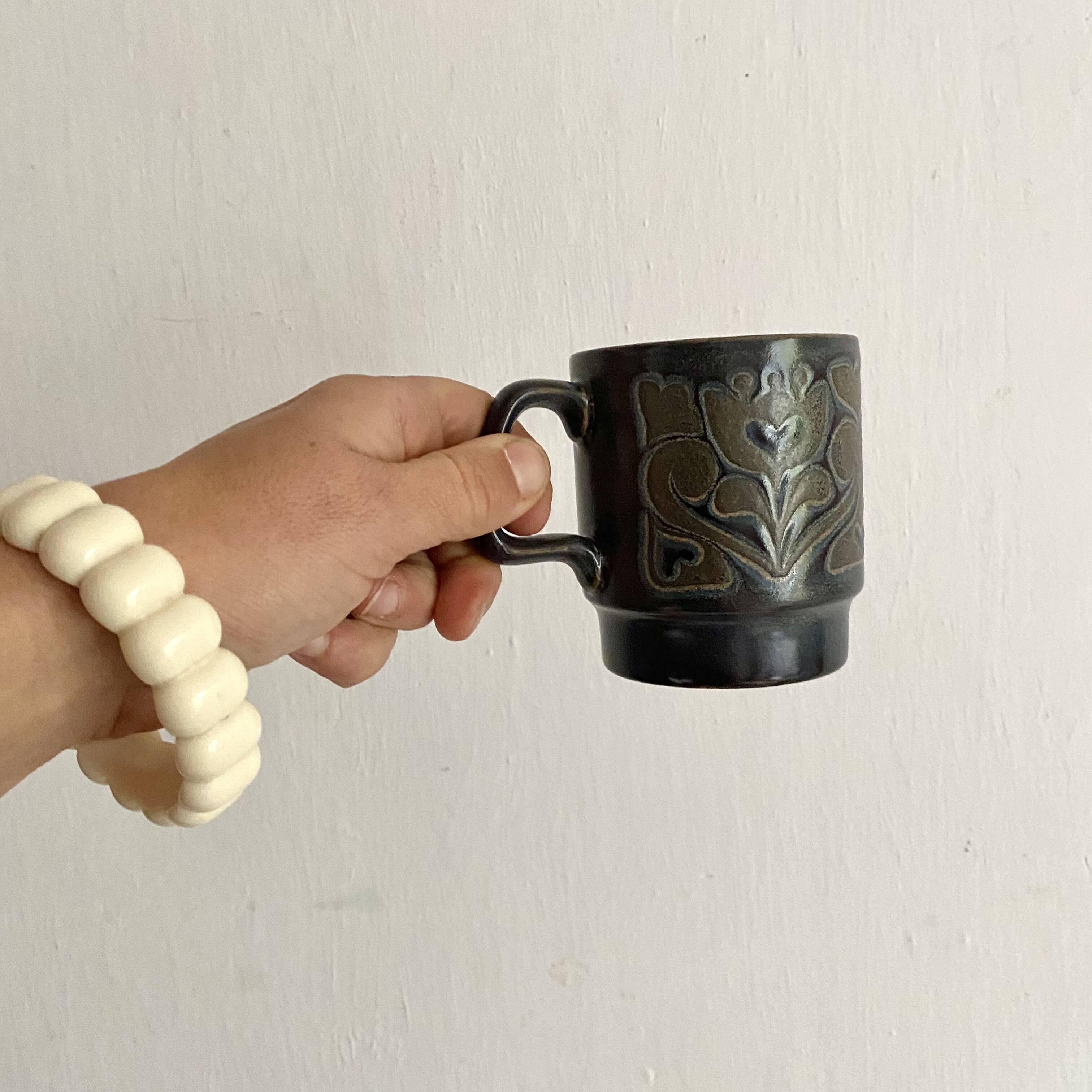 Mugs vintage Royal Alma made in England, années 70