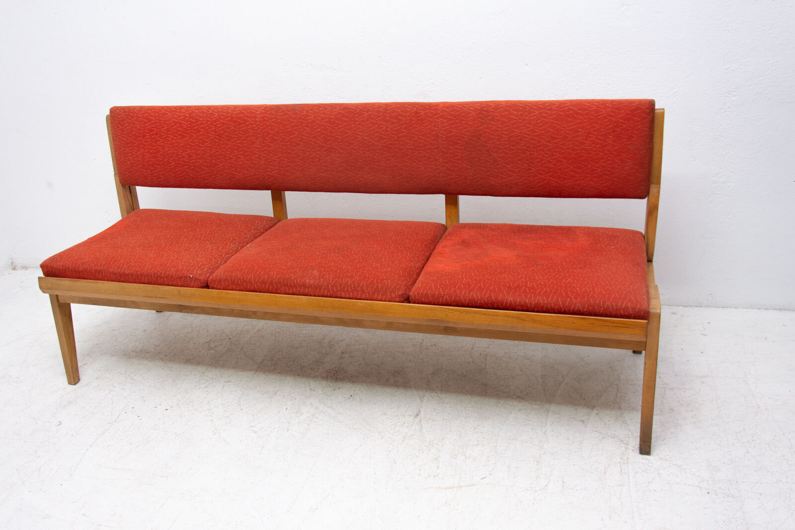Canapé-banc pliant du milieu du siècle années 1960 Tchécoslovaquie