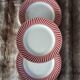 3 antique flat plates from Digoin and Sarreguemines