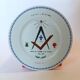 Bicentennial Masonic plate of the revolution dated and signed 1989.