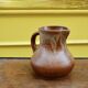 Vintage enamelled stoneware water jug pitcher 1 liter
