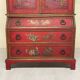 Trumeau with chest of drawers from the mid-20th century in chinoiserie style.
