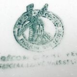 Glazed ceramic salad bowl Orchies Moulin des Loups