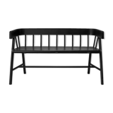 Bench with black back