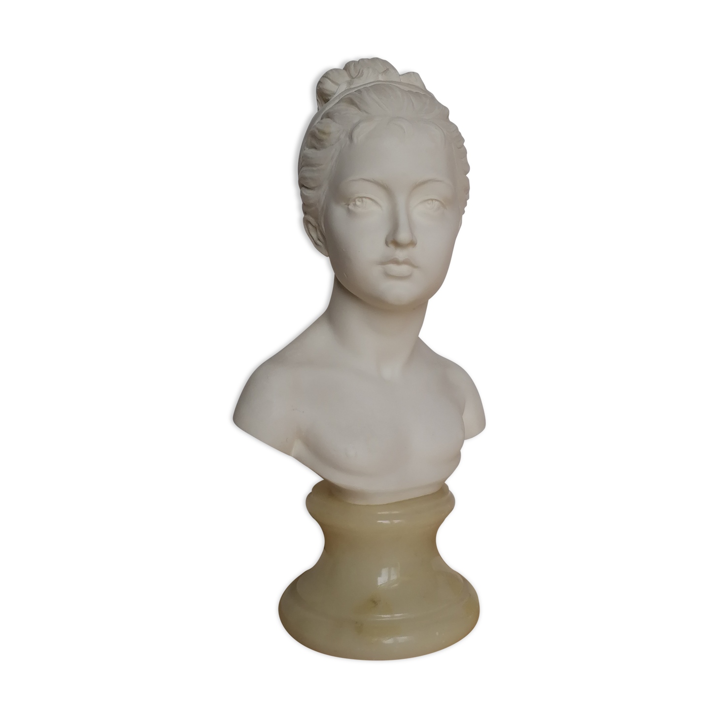 Buste jeune fille signé Giuseppe Bessi