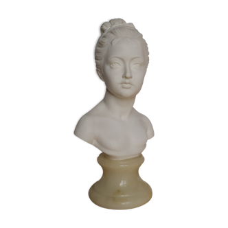 Bust of a young girl signed Giuseppe Bessi
