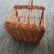 Vintage wicker bottle holder