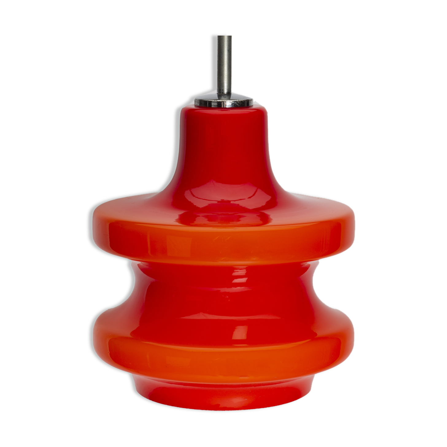 Red Glass Pendant Lamp for Peil & Putzler