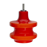 Red Glass Pendant Lamp for Peil & Putzler