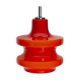 Red Glass Pendant Lamp for Peil & Putzler