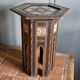 Antique octagonal table with mother-of-pearl inlays - Syria or Egypt