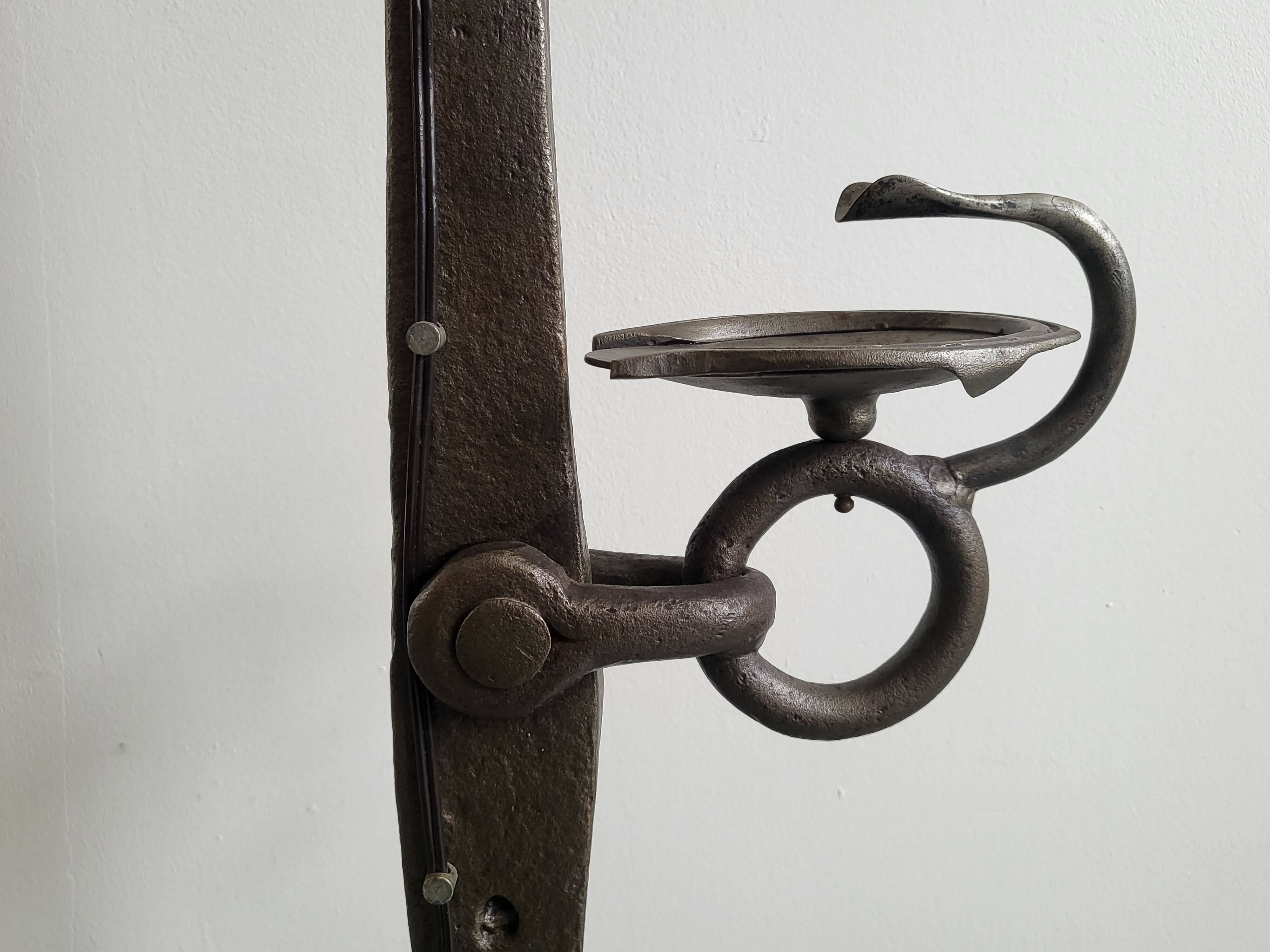 Vintage brutalist floor lamp 1970