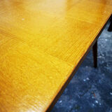 Vintage  table with compass feet 1960s