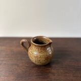 Vintage pyrite stoneware pitcher from the 70s