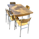 Table formica et chaises