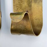 Rare set of four wall-mounted coat hooks by Azucena, 1950s.