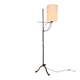 Brutalist Floor Lamp in Wrought Iron, 1950s