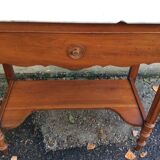 Dressing table time Louis Philippe cherry and marble 1880