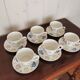 6 cups churchil made in England coffee or tea