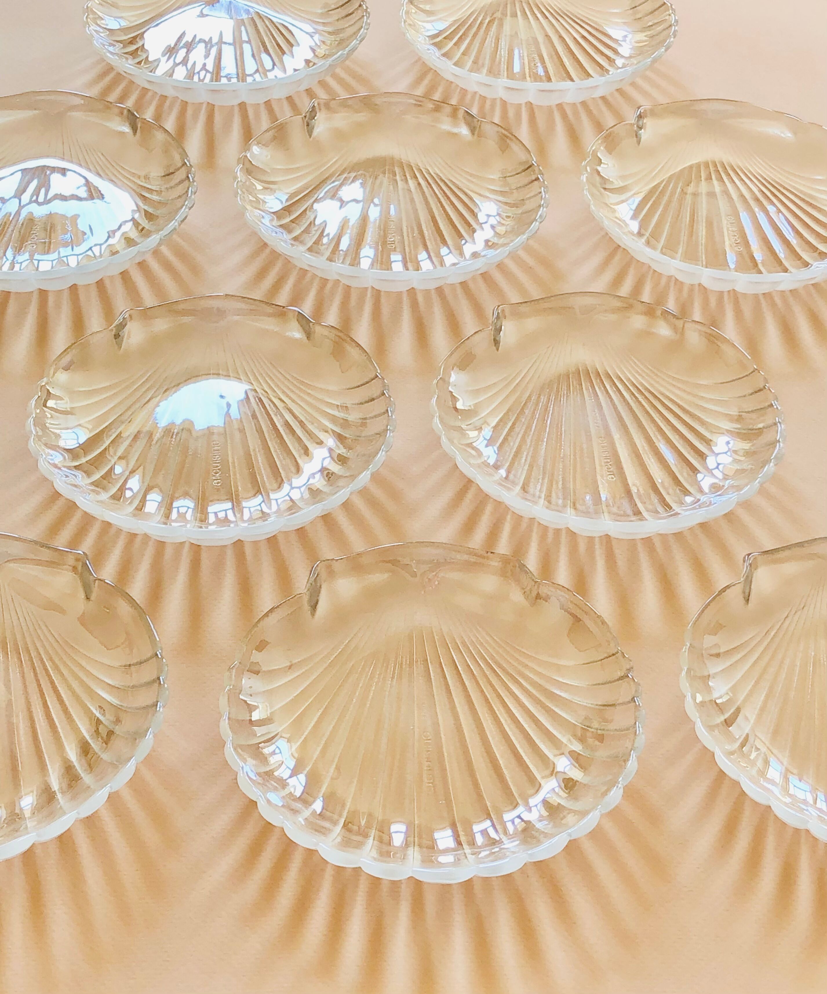 Vintage shell cups Arcuisine